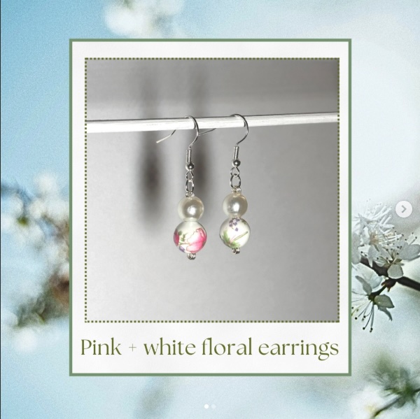 Pink and White like FO. 